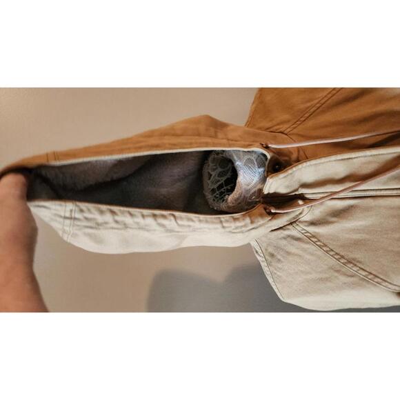 Flawless Patagonia Tan long barn jacket warm odor free stain free so adorable XS - Picture 6 of 8